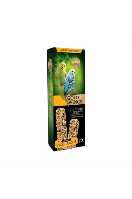 Gold Wings Ballı Muhabbet Kuşu Krakeri (2 x 60 g) Gold Wings Ballı Muhabbet Kuşu Krakeri (2 x 60 g)
