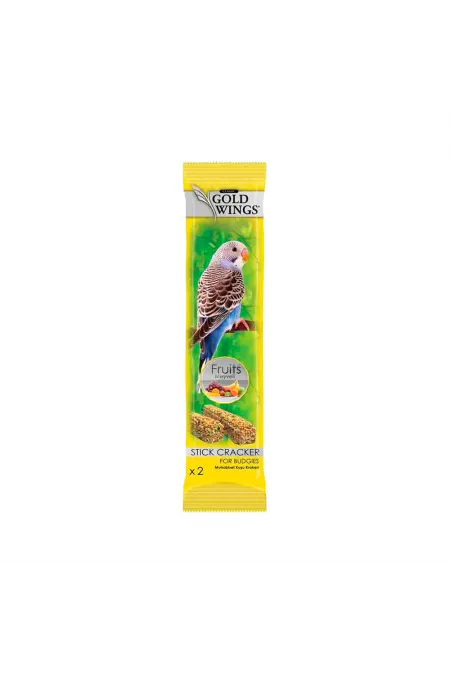 Gold Wings Meyveli Muhabbet Kuşu Krakeri (2'li) Gold Wings Meyveli Muhabbet Kuşu Krakeri (2'li)