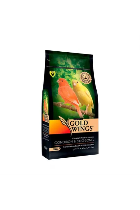 Gold Wings Premium Kanarya Kondisyon ve Öttürücü Yem (200 g) Gold Wings Premium Kanarya Kondisyon ve Öttürücü Yem (200 g)